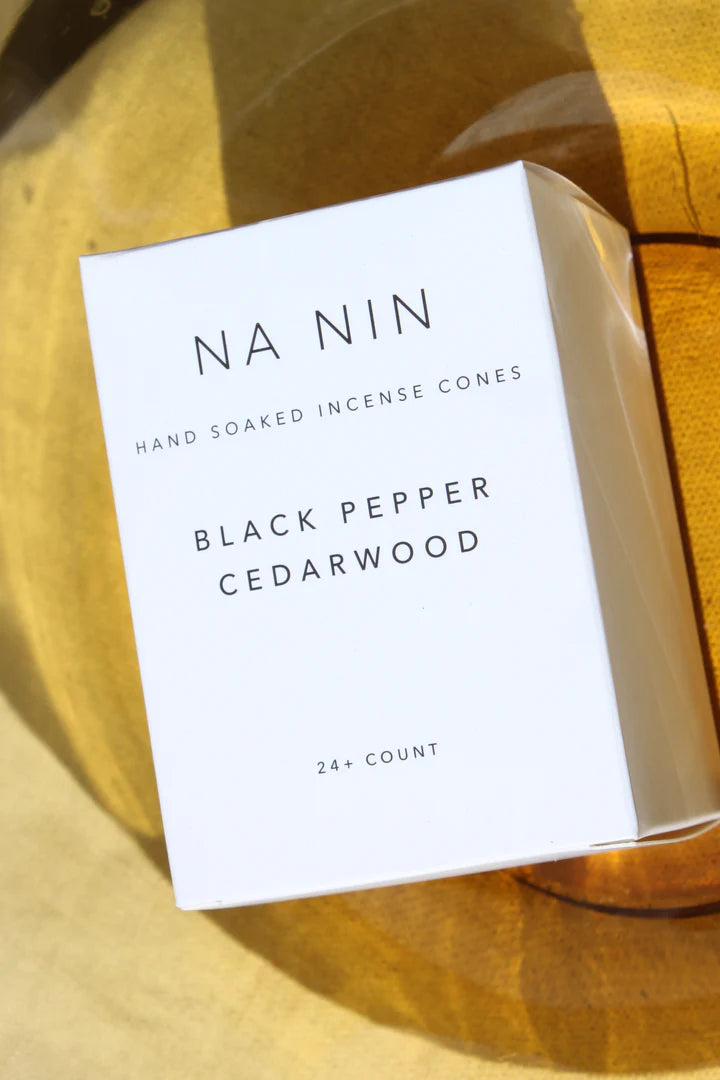 Black Pepper & Cedarwood Incense Cones