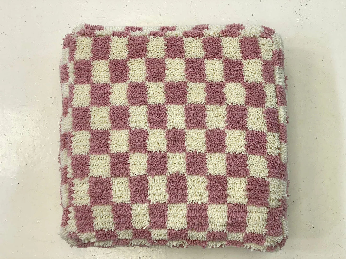 Checkered Poufs