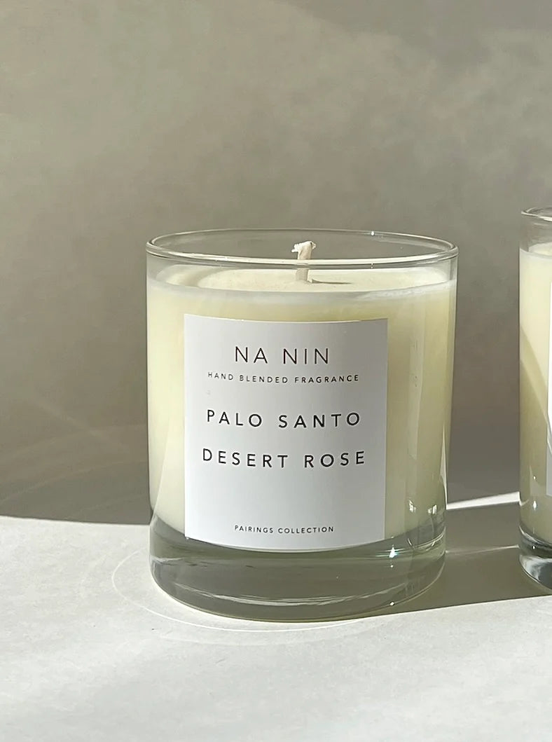 Palo Santo & Desert Rose Candle / Available in Multiple Sizes