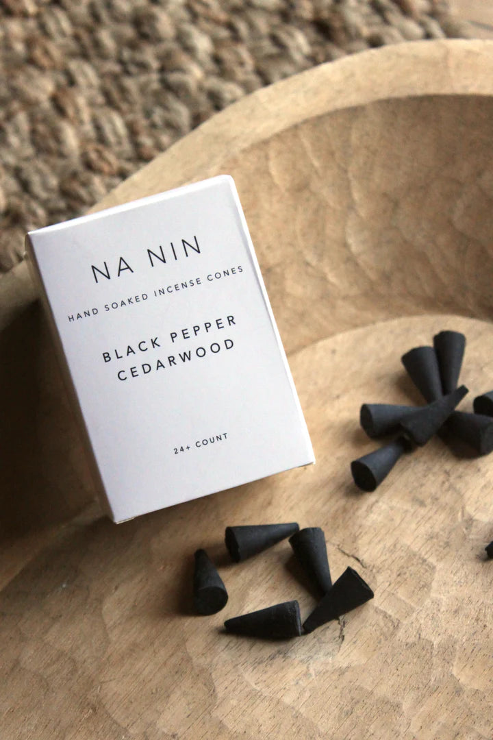 Black Pepper & Cedarwood Incense Cones