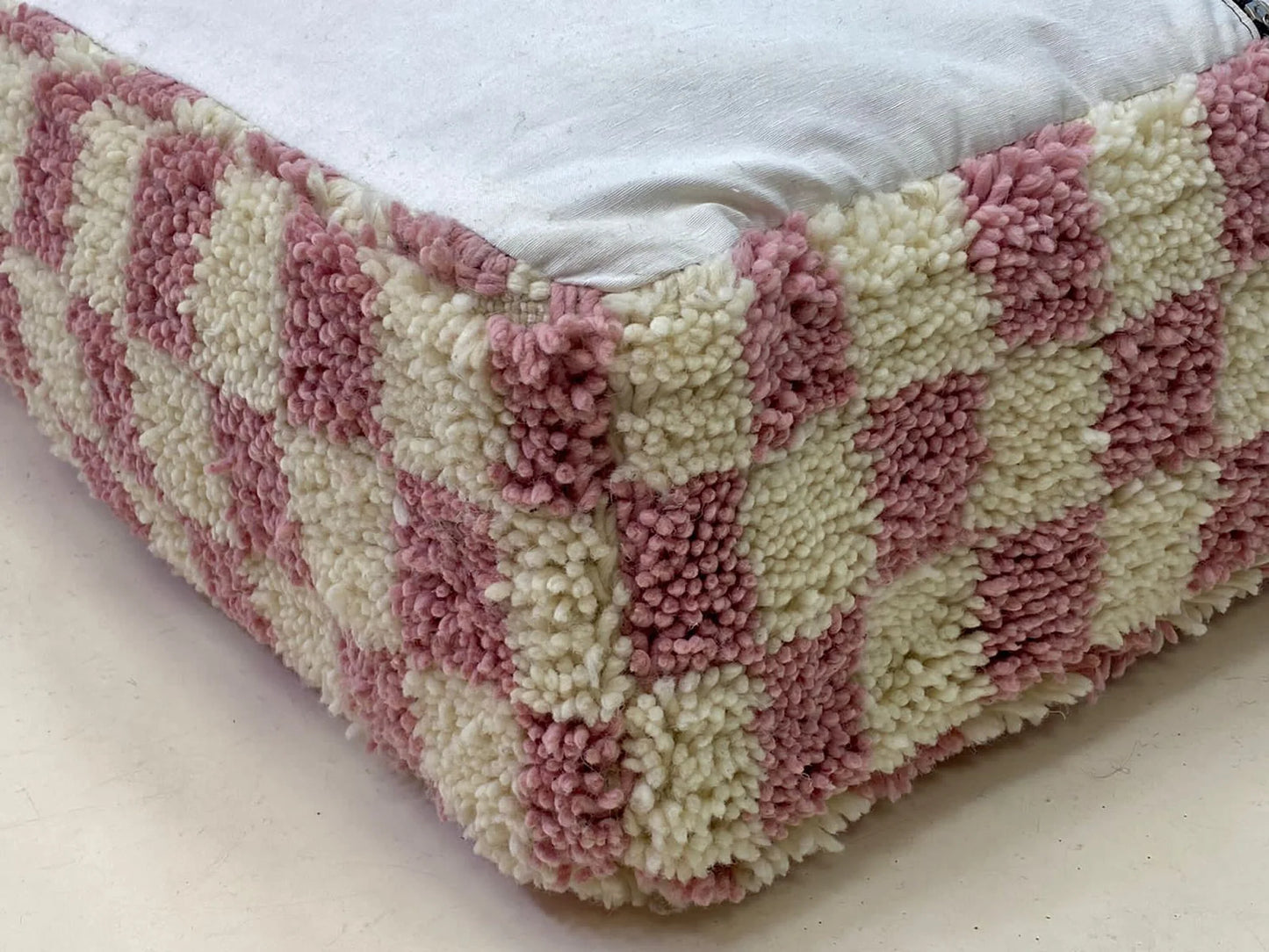 Checkered Poufs