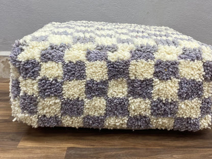 Checkered Poufs