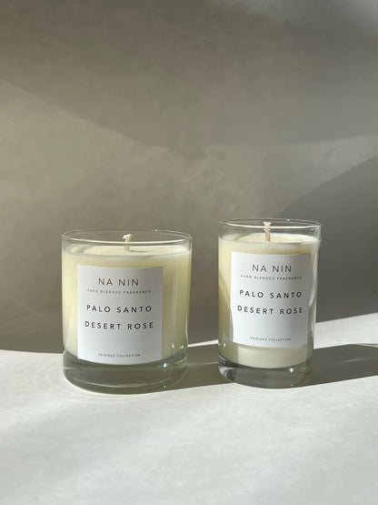 Palo Santo & Desert Rose Candle / Available in Multiple Sizes