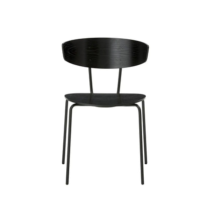 HERMAN DINING CHAIR - STEEL FRAME /Black